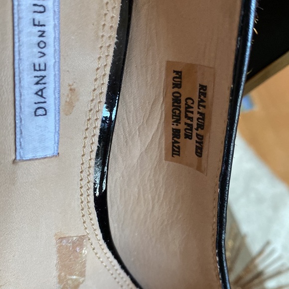 Diane von Furstenberg real fur-dyed calf fur pumps - Picture 2 of 11